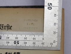 - (Kommunalwissenschaftliches Institut an der Universität Berlin), Prägung: Name; 'Zeitungs-Lese-Institut'.  (Prototyp)