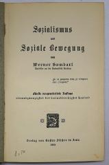Bc 118&lt;5&gt; : Sozialismus und soziale Bewegung (1905)