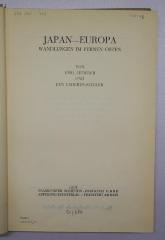 Bb 739 : Japan - Europa. Wandlungen im Fernen Osten (1929)