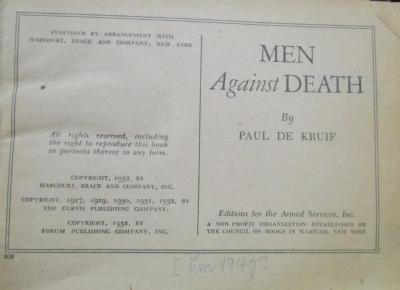 Kh 588: Men Against Death (um 1940)