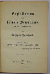 Bc 118 : Sozialismus und soziale Bewegung im 19. Jahrhundert (1896)