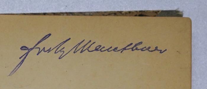 Bc 284 : Der Rassenkampf (1883);-, Stempel: Name; 'Fritz [Wendbar]'