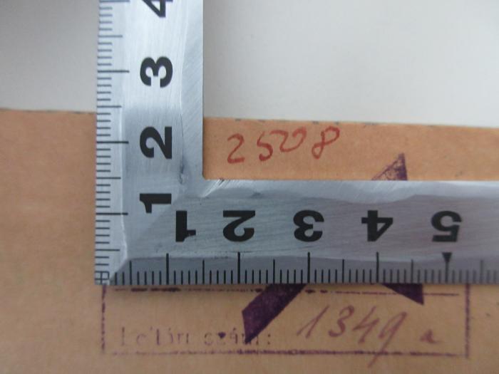 -, Von Hand: Nummer; '2508'