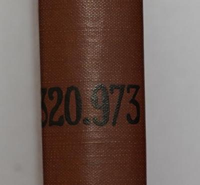 Bc 258&lt;2&gt; : A Dictionary of American Politics (1946);-, Von Hand: Nummer, Signatur; '320.973'