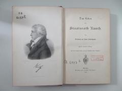 Ob 6457&lt;2&gt; : Das Leben des Staatsrath Kunth (1888)