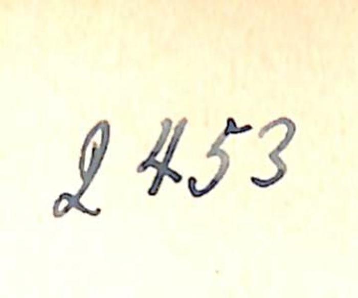 -, Von Hand: Nummer; '2453'