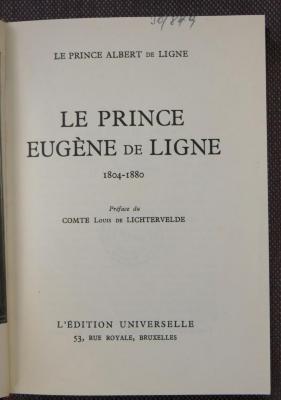 30/849 : Le Prince Eugène de Ligne 1804 - 1880 (1940)