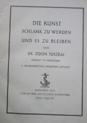 Kk 116 b Ers.: Die Kunst schlank zu werden und es zu bleiben (1930)