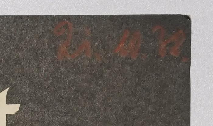 Bc 458d : Staat und Wirtschaft : Vortrag gehalten am 21. Oktober 1938 in Düsseldorf anläßlich der Reichstagung des Fachamtes Banken und Versicherungen in der Deutschen Arbeitsfront (1938);-, Von Hand: Datum; '[21.10.38.]'