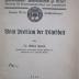 Kl 719: Vom Problem der Blindheit (1931)