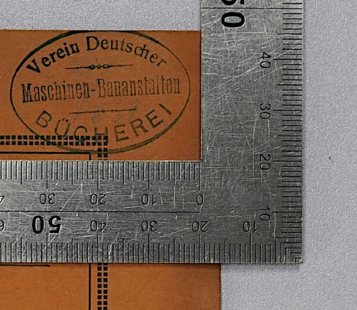 SA 155 : Das Gutachten der Sachverständigen und die Volkswirtschaft (1924);- (Verein deutscher Maschienenbau-Anstalten Bücherei), Stempel: Name, Berufsangabe/Titel/Branche; 'Verein deutscher Maschienenbau-Anstalten Bücherei'.  (Prototyp)