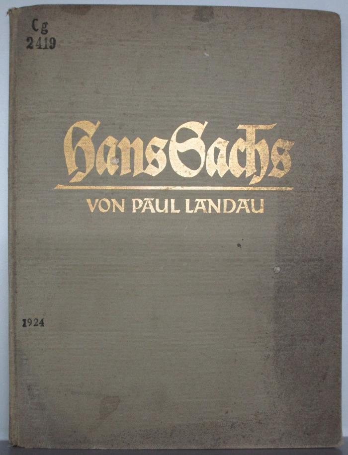 Cg 2419 2. Ex.: Hans Sachs (1925)