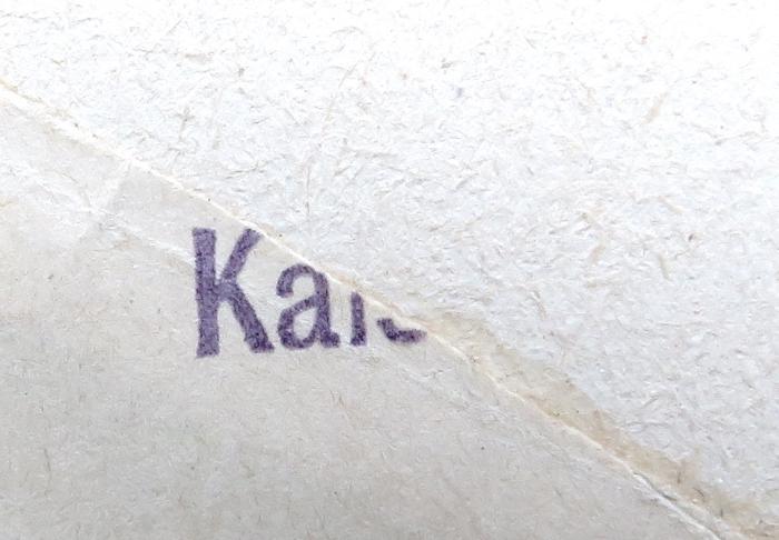 - (unbekannt), Stempel: ; 'Ka[is?][...]'. 