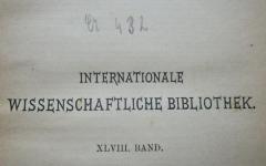 - (Israelitische Kultusgemeinde Troppau), Von Hand: Signatur; 'A 432'. 