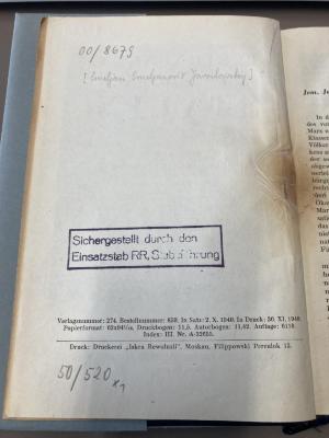 00/8679 : Begegnungen mit Genossen Stalin (1940)