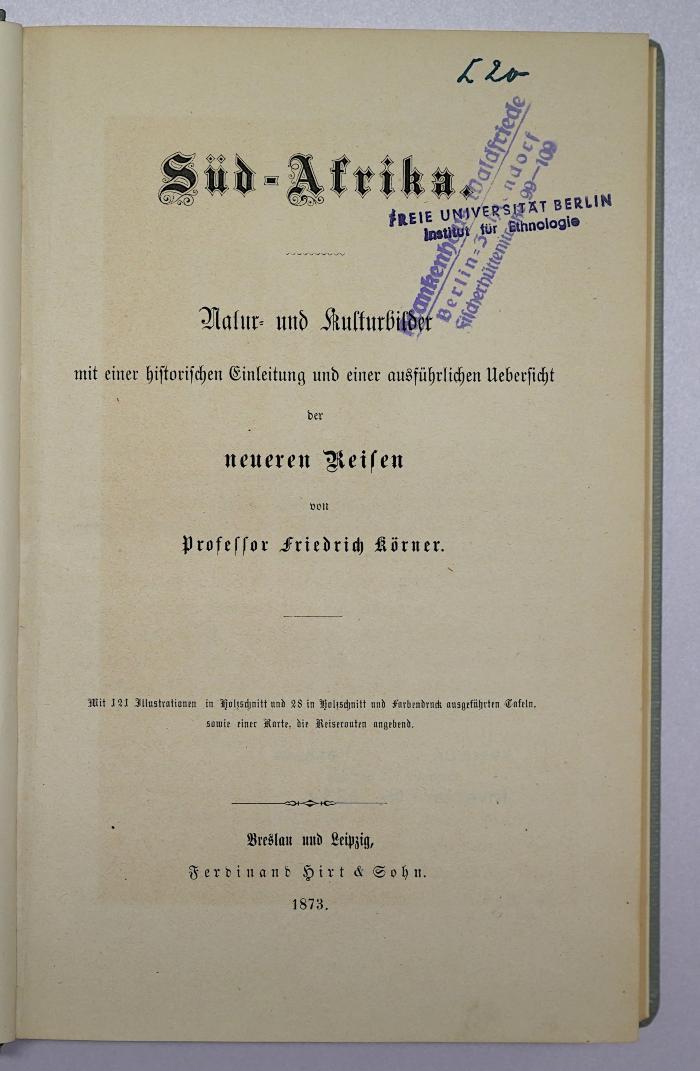 IV 2631 (Lesesaal) : Süd-Afrika (1873)