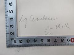 - (Oncken, Hermann), Von Hand: Name; 'Lg Oncken'.  (Prototyp)