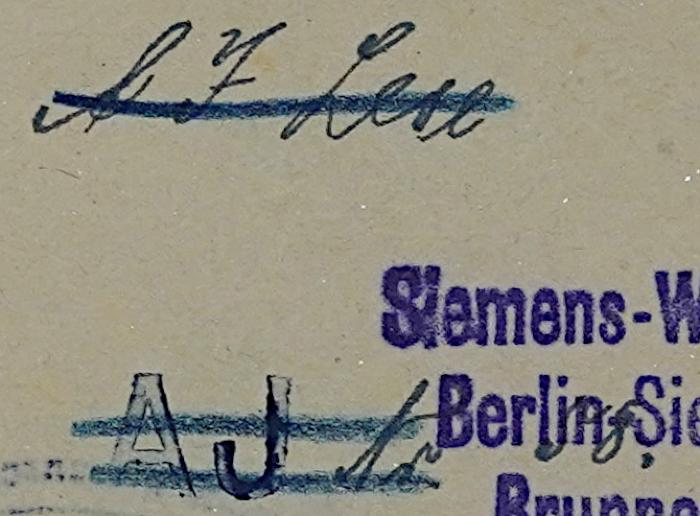 SA 2049 : Das Land Ober Ost (1917);-, Von Hand: Signatur; 'AJ Lese
AJ [Stempel] Nr. 58.'