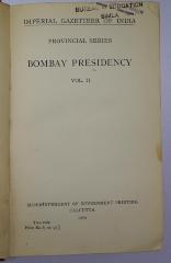 Ig 557-2 : Bombay Presidency. 2 (1909)