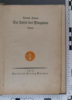  624: Die Insel der Pinguine (1919)