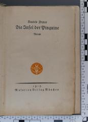  624: Die Insel der Pinguine (1919)