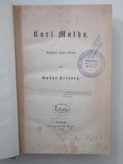 Oc 9155 (ausgesondert) : Karl Mathy : Geschichte seines Lebens. (1870)