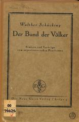 00/14625 : Der Bund der Völker (1918)