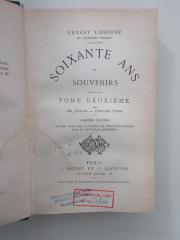 Oc 913 (ausgesondert) : Soixante ans de souvenirs (ca. 1888)
