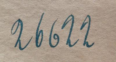 - (NSDAP-Gauarchiv Südhannover-Braunschweig), Von Hand: Nummer; '26622'. 