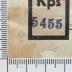 - (NSDAP-Gauarchiv Südhannover-Braunschweig), Klebespuren: Nummer; '2[1486?]'. 
