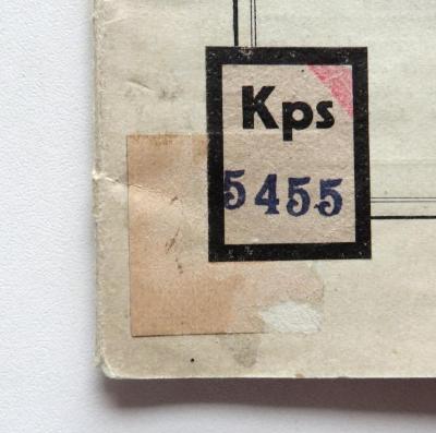 - (NSDAP-Gauarchiv Südhannover-Braunschweig), Klebespuren: Nummer; '2[1486?]'. 