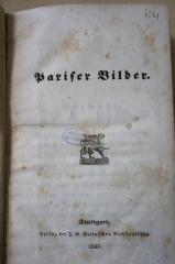 1971 A 2262 (Slg. Sozialistica): Pariser Bilder (1845)