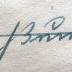 - (Bruns, W.), Von Hand: Autogramm; 'W. Bruns.'. 