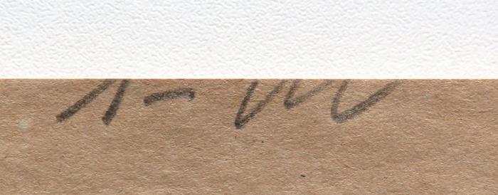 - (unbekannt), Von Hand: ; '1 - M[?]'. 