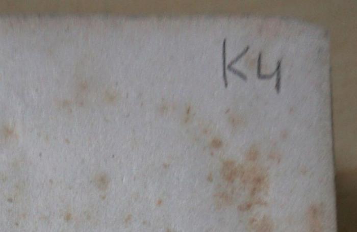 -, Von Hand: Nummer; 'K 4'