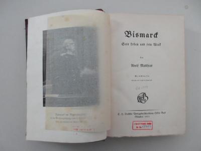 ausgesondert : Bismarck : sein Leben und sein Werk (1915)