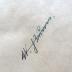 - (Bruns, W.), Von Hand: Autogramm; 'W. Bruns.'. 