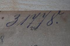 - (Bibliothek der Sozialdemokratischen Partei), Von Hand: Signatur; '31778.'. 