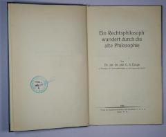 G 3/EMG 2 : Ein Rechtsphilosoph wandert durch die alte Philosophie (1936)