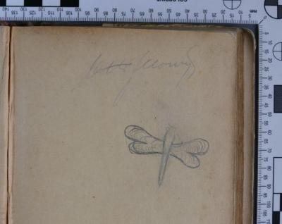 - (Illovy, Otto), Von Hand: Autogramm, Exlibris, Name; 'Otto Illovy'. 