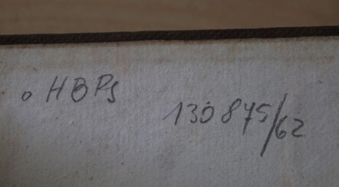 -, Von Hand: Nummer; '130875/62'