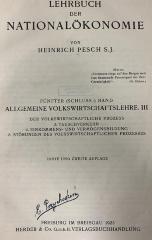 Q 00/1729 : Lehrbuch der Nationalökonomie (1923)