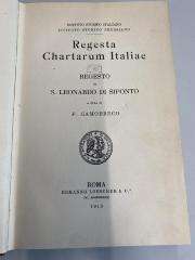 00/23456 : Regesto di S. Leonardo di Siponto (1913)