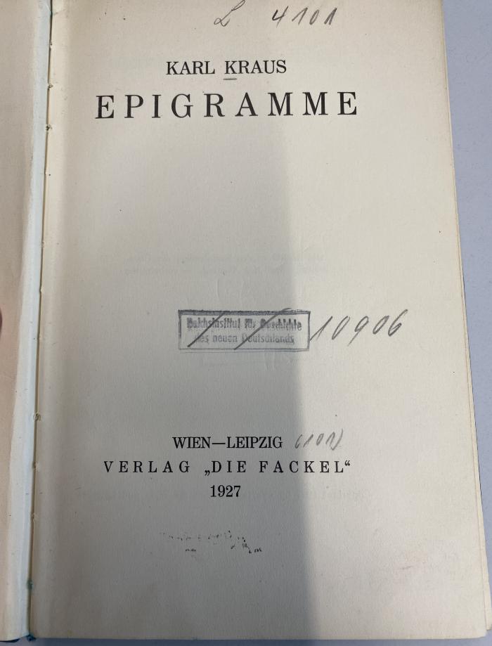00/13171 : Epigramme (1927)