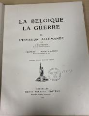 Q 00/2381 Bd. 2 : L’invasion Allemande (1924)