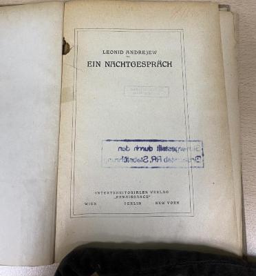 00/6645 : Ein Nachtgespräch ([ca. 1922])