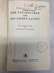 00/13146 : Der Glücksucher und die sieben Lasten : ein hohes Lied (1938)