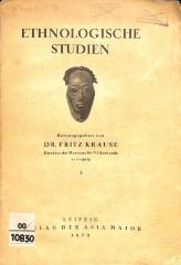00/10830 : Ethnologische Studien (1929)