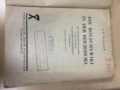 00/9546 : Die Bolschewiki in der Reichsduma : die bolschewistische Fraktion in der Reichsduma und die revolutionäre Bewegung in Petersburg (1932)