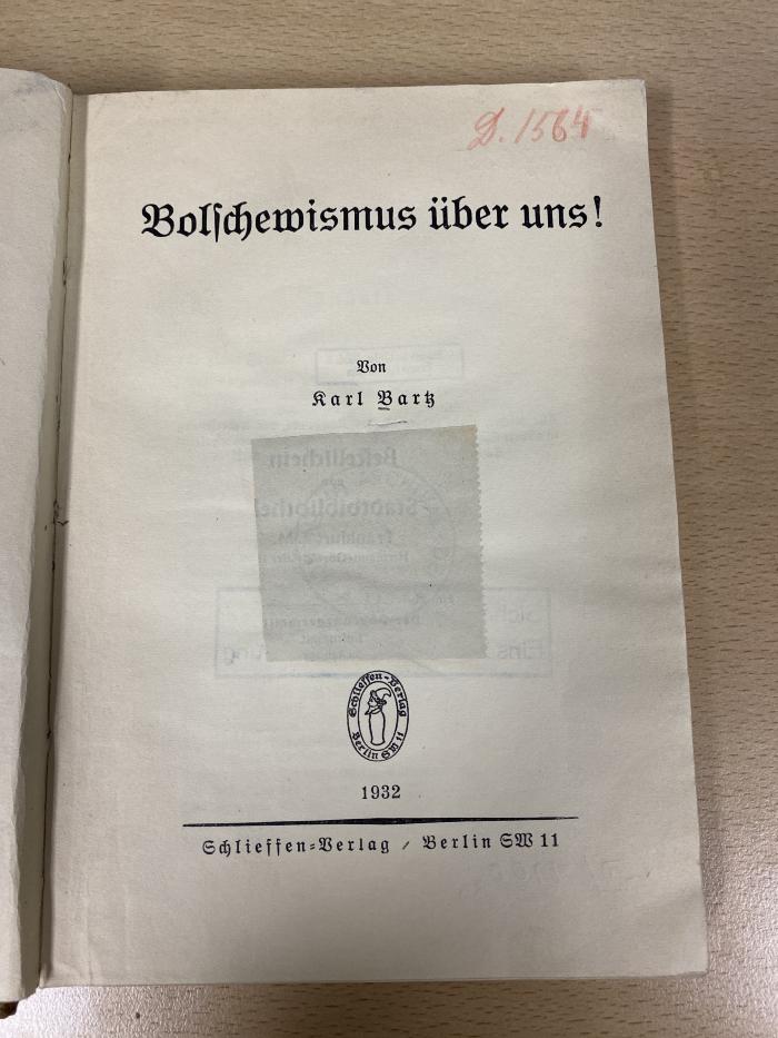00/9025 : Bolschewismus über uns! (1932)